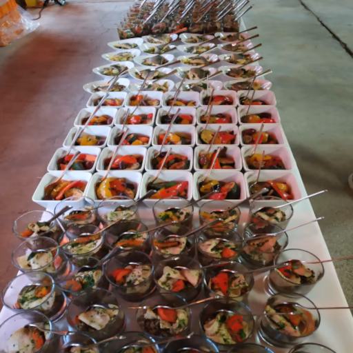 Die Vorspeisen stehen bereit