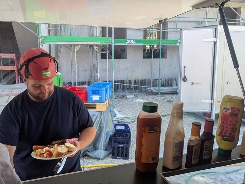 Richtfest und Hebauf Catering für Bauunternehmen