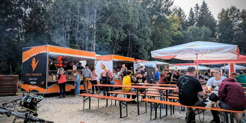 Festival Verpflegung die glücklich macht