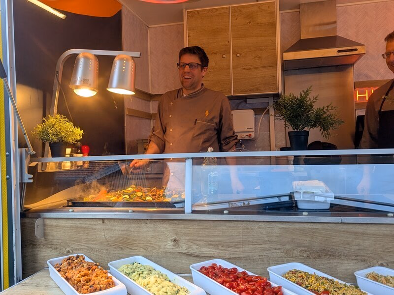 Echtes Live Cooking Erlebnis