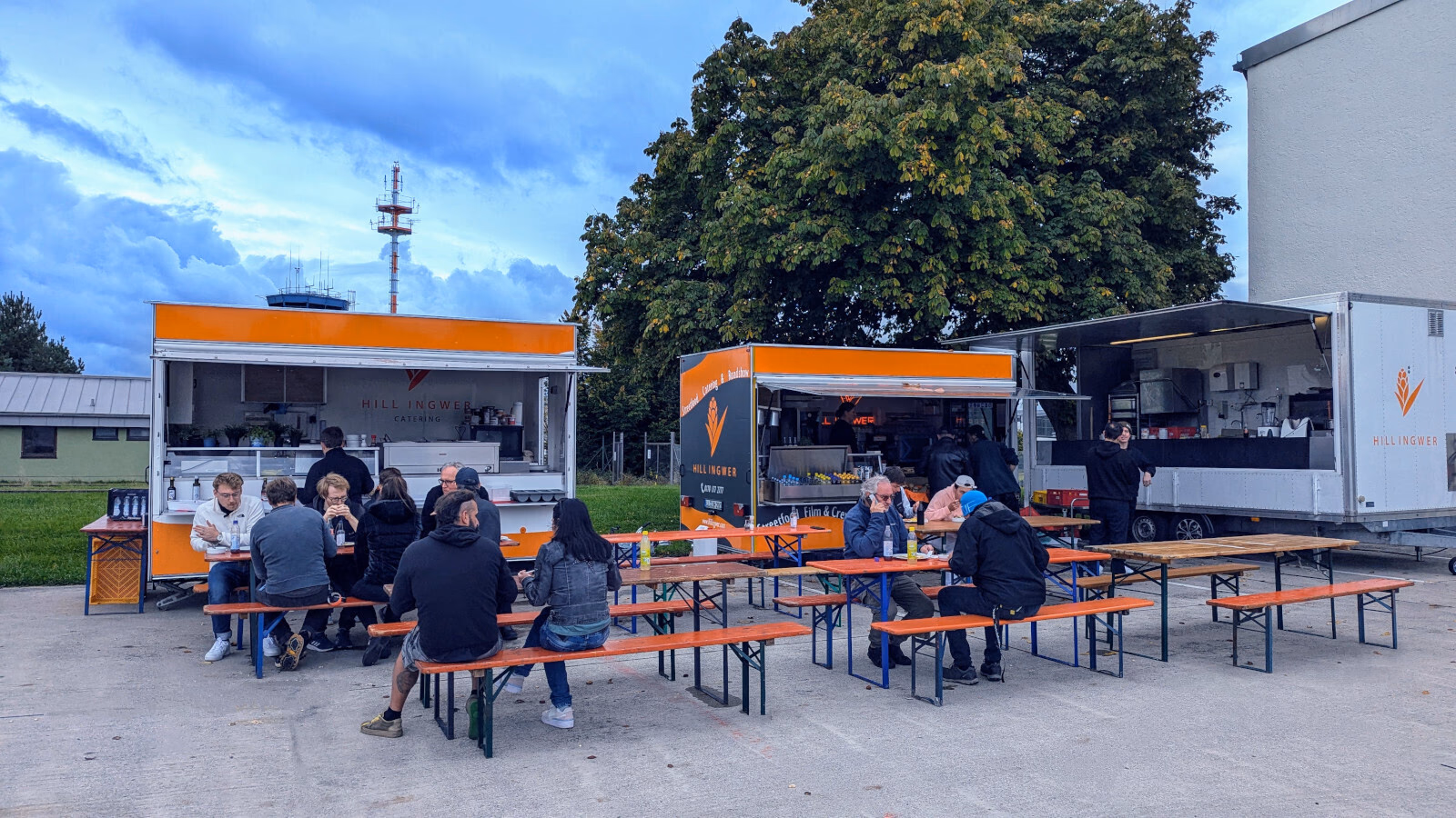 Energie tanken in der Drehpause