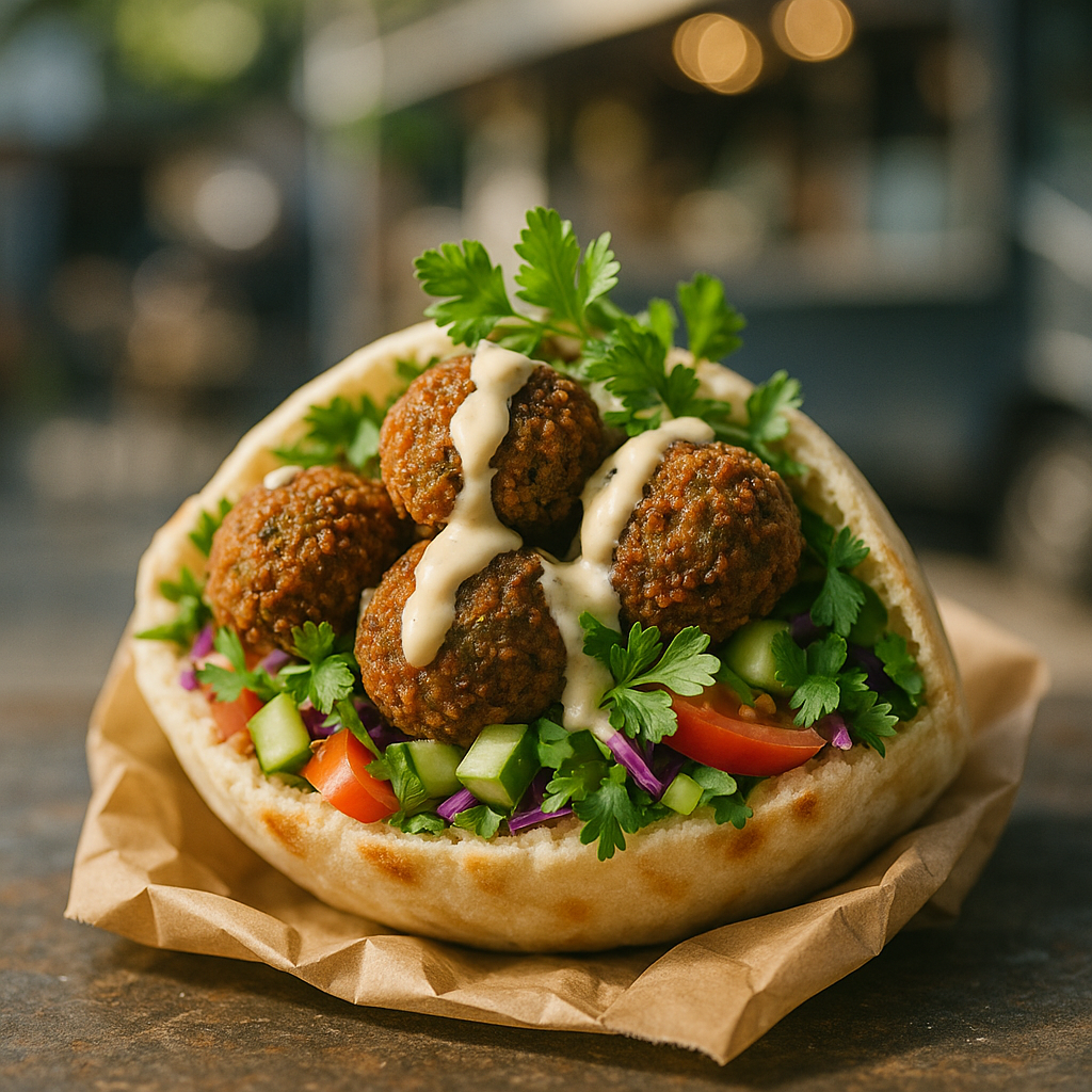 Das ultimative Falafel-Pocket: Streetfood-Perfektion