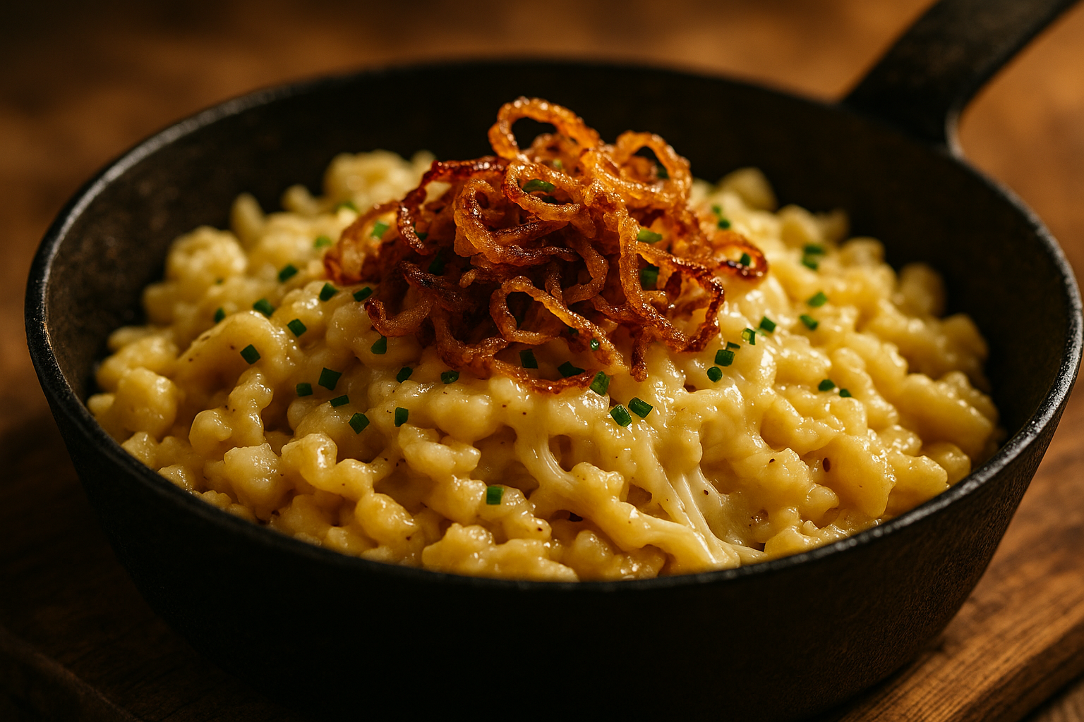 Allgäuer Kässpätzle: Live aus der Riesenpfanne