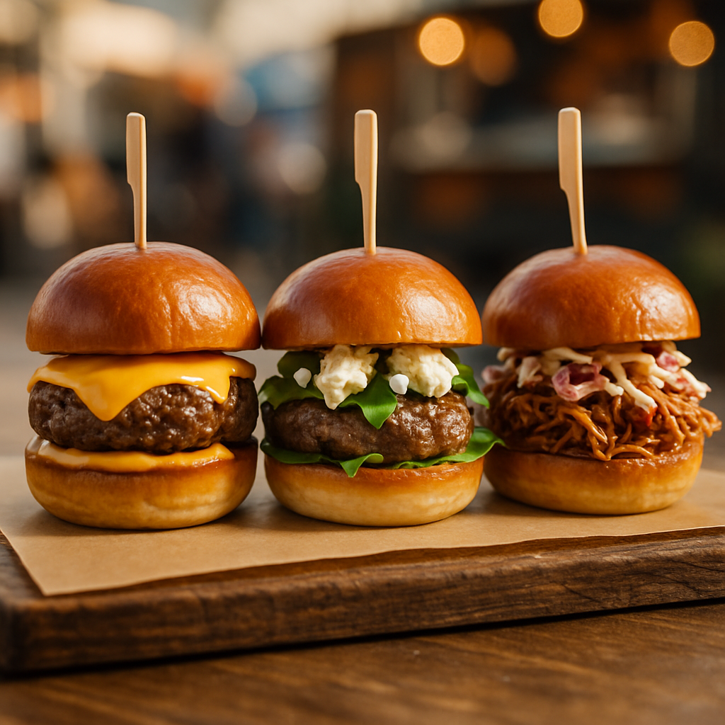 Gourmet Mini-Burger: Drei unwiderstehliche Varianten