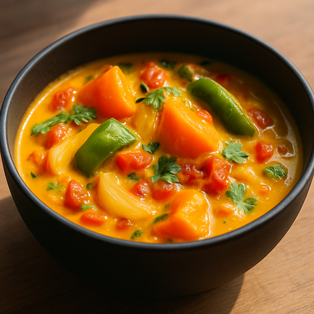 Moqueca mit Gemüse: Brasilianischer Eintopf (Vegan möglich)