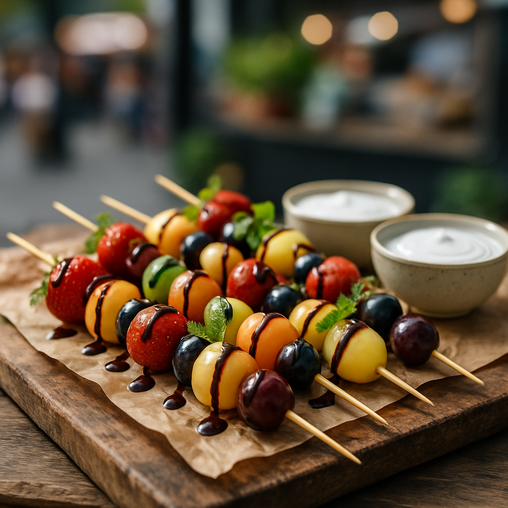 Die Kunst des Obstspießes: Saisonal, Kreativ & Elegant