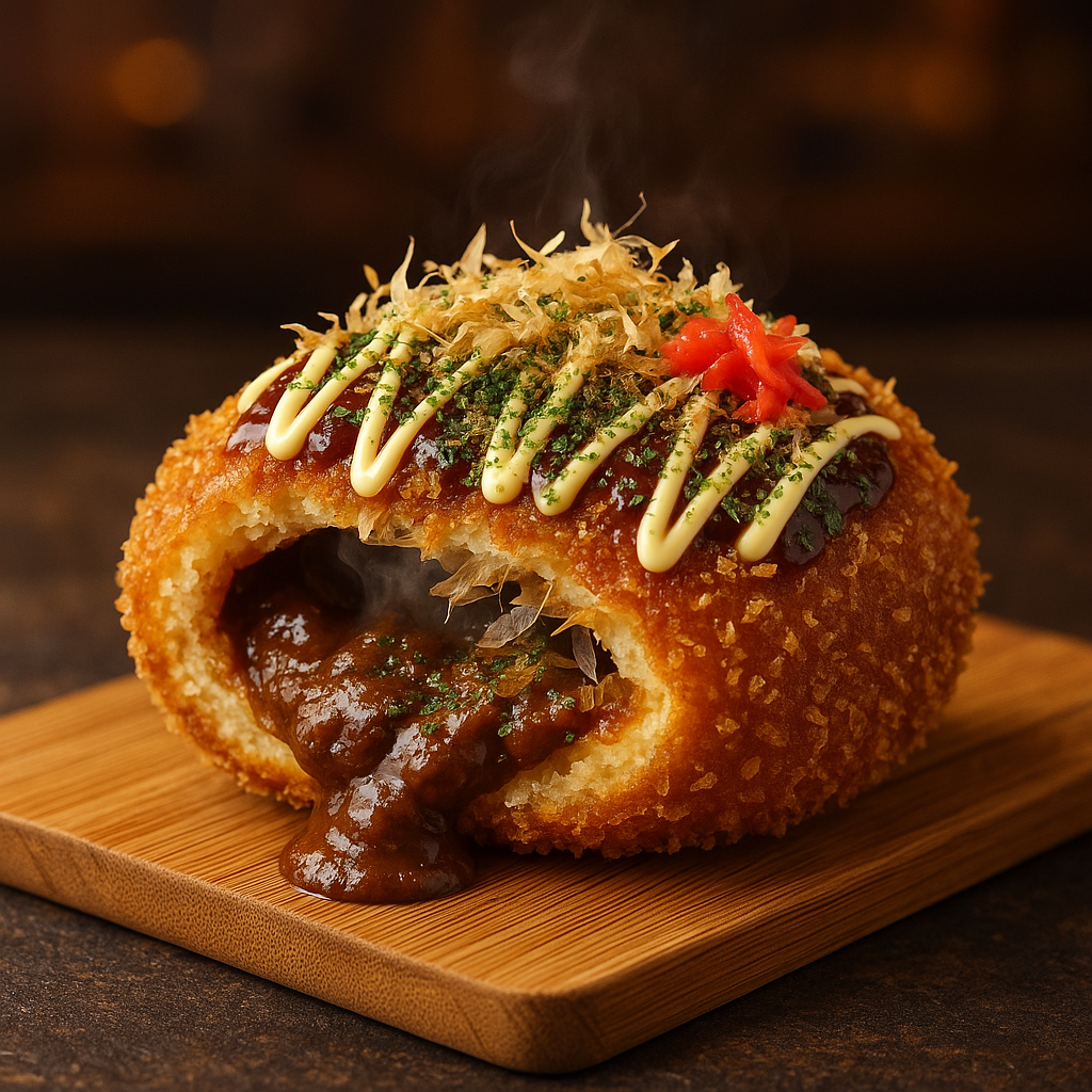 Okonomiyaki Karepan: Japanese Curry Bread Fusion