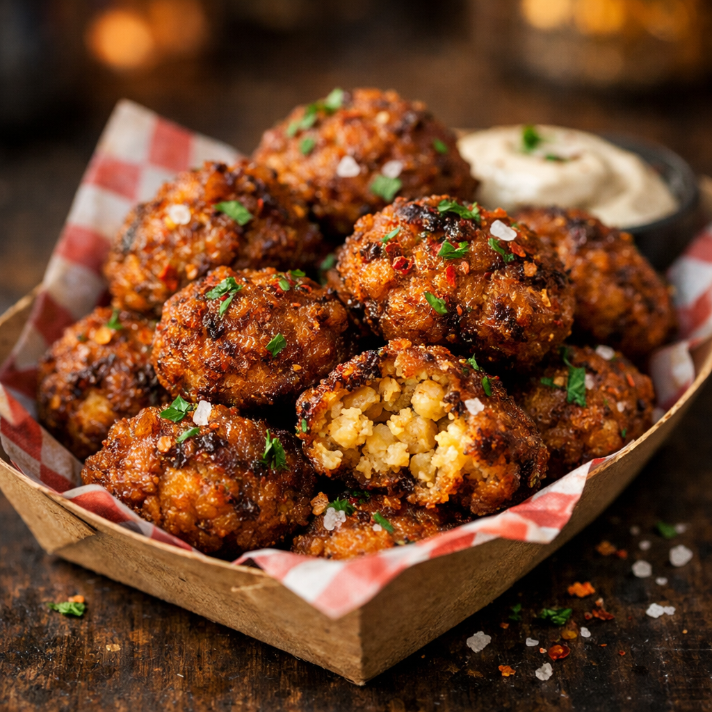 Pikante Kichererbsen‑Fritter (Vegan)