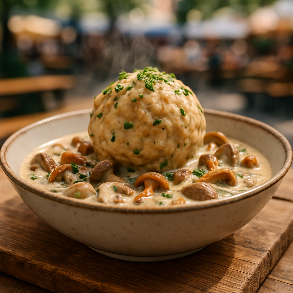 Rahmschwammerl mit Semmelknödel: Bayerisches Soulfood