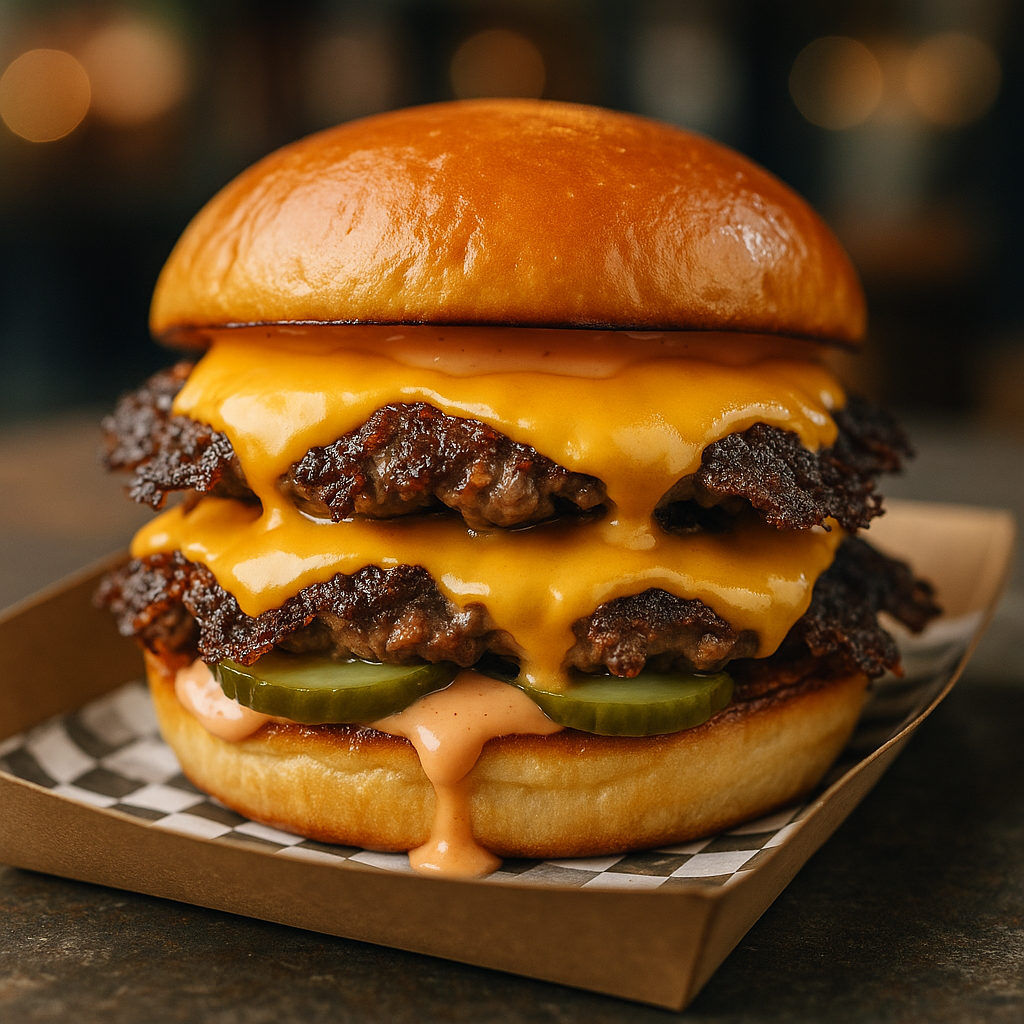 Smash Burger: Das Original Rezept für Münchens Streetfood-Fans