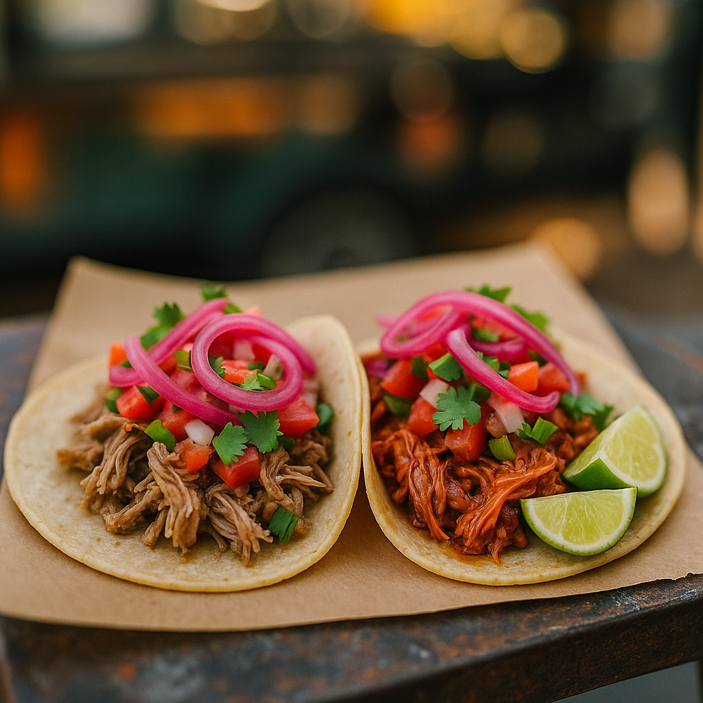Der ultimative Taco-Baukasten: Pulled Pork & BBQ-Jackfruit