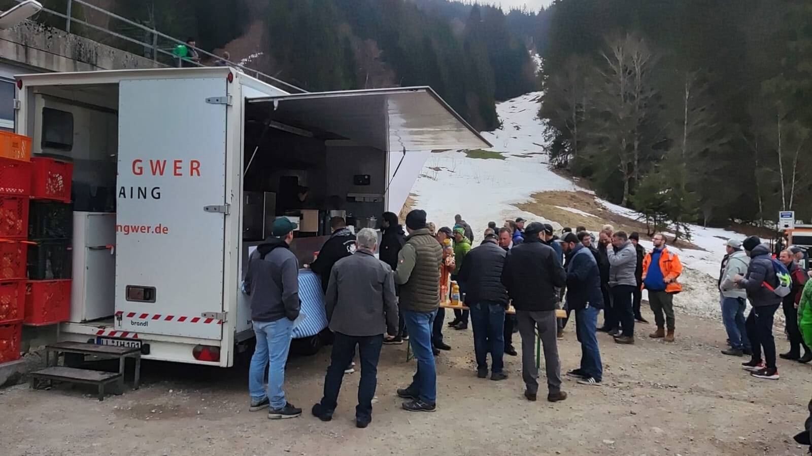 Roadshow Catering im Winter